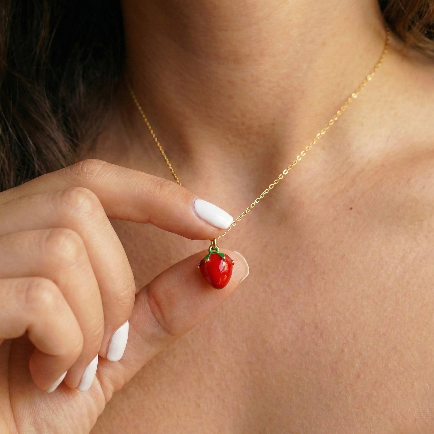 Mini Strawberry Kolye