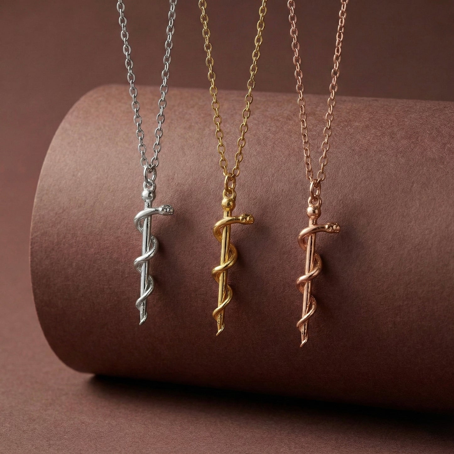 Asclepius Serpent Kolye