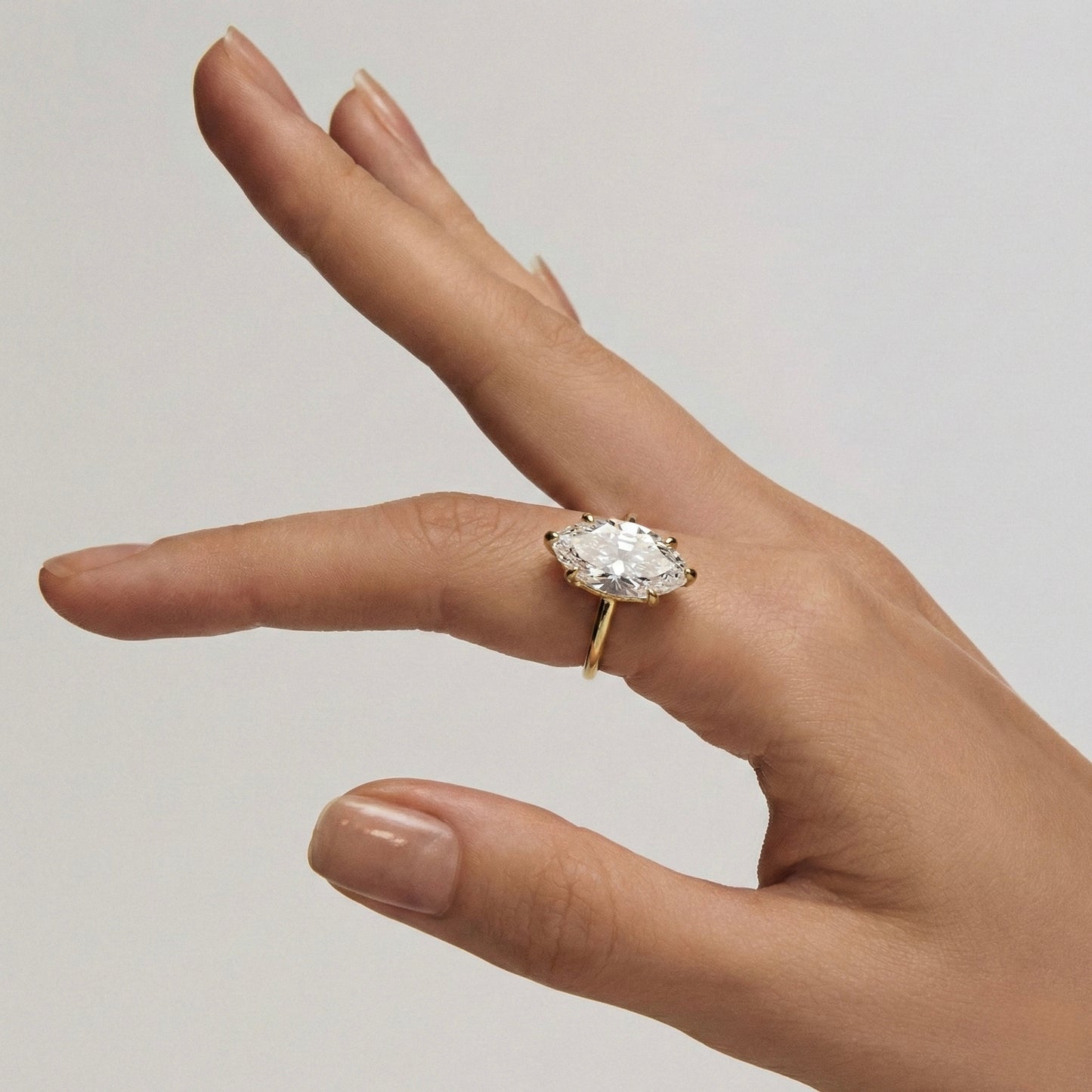 Marquise Solitaire Yüzük