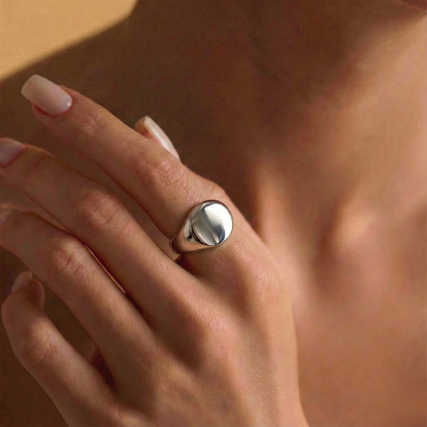 Classic Oval Signet Yüzük