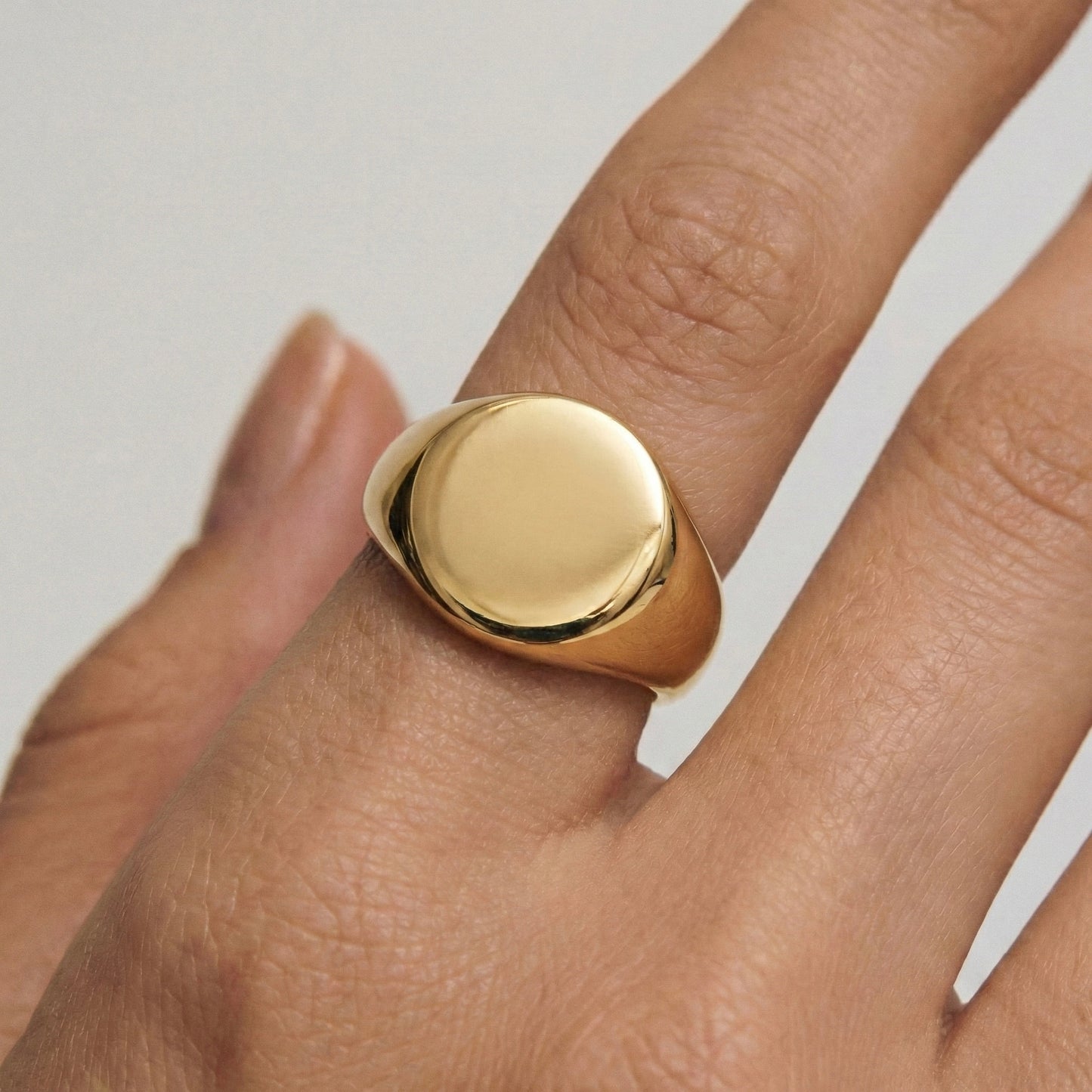 Classic Oval Signet Yüzük